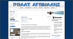 Desktop Screenshot of praat-afrikaans.co.za