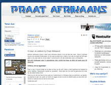 Tablet Screenshot of praat-afrikaans.co.za